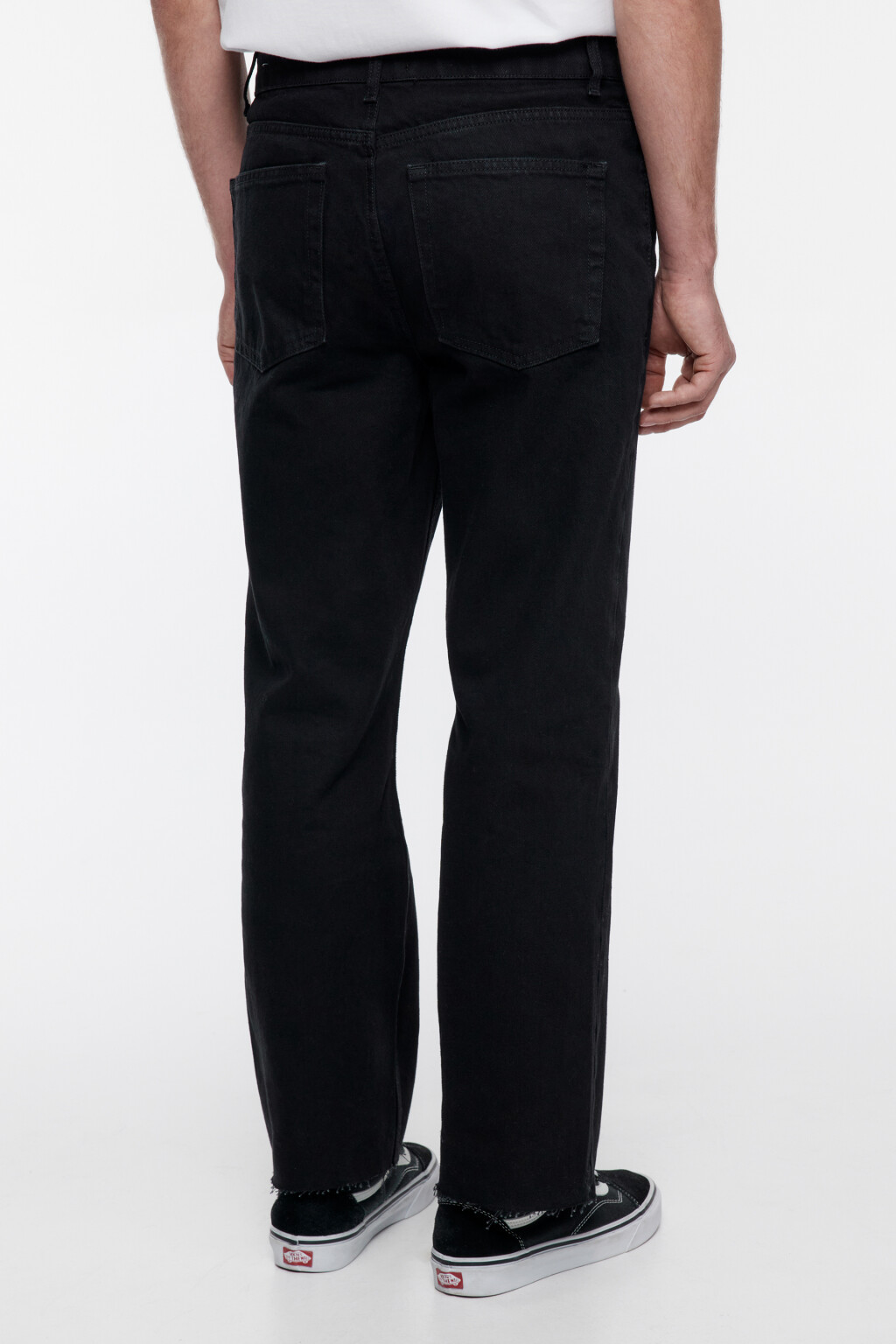 Джинсы прямые базовые со средней посадкой - цвет серый - 4