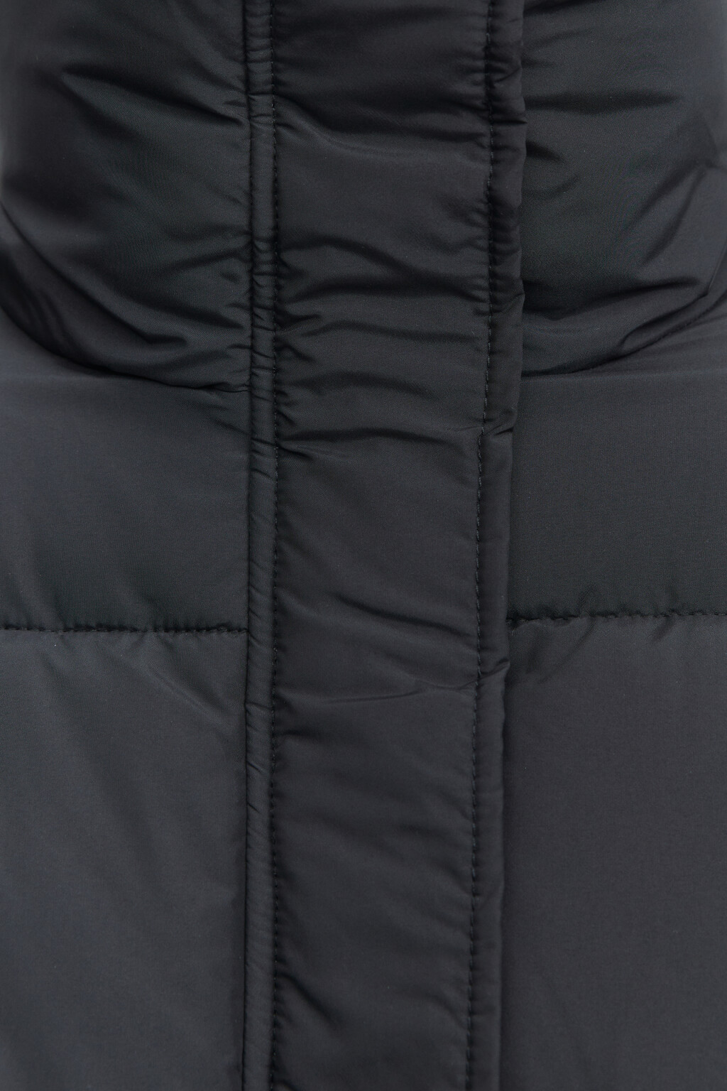 Куртка-пуховик стеганая с воротником-стойкой - цвет черный - 5
