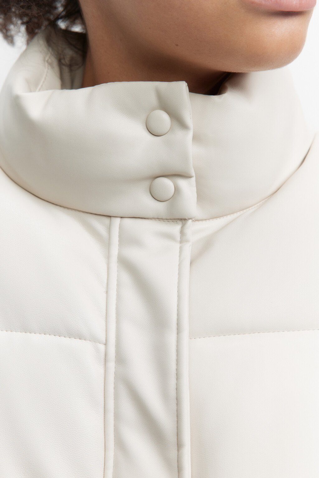 Куртка стеганая с воротником-стойкой - цвет бежевый - 7