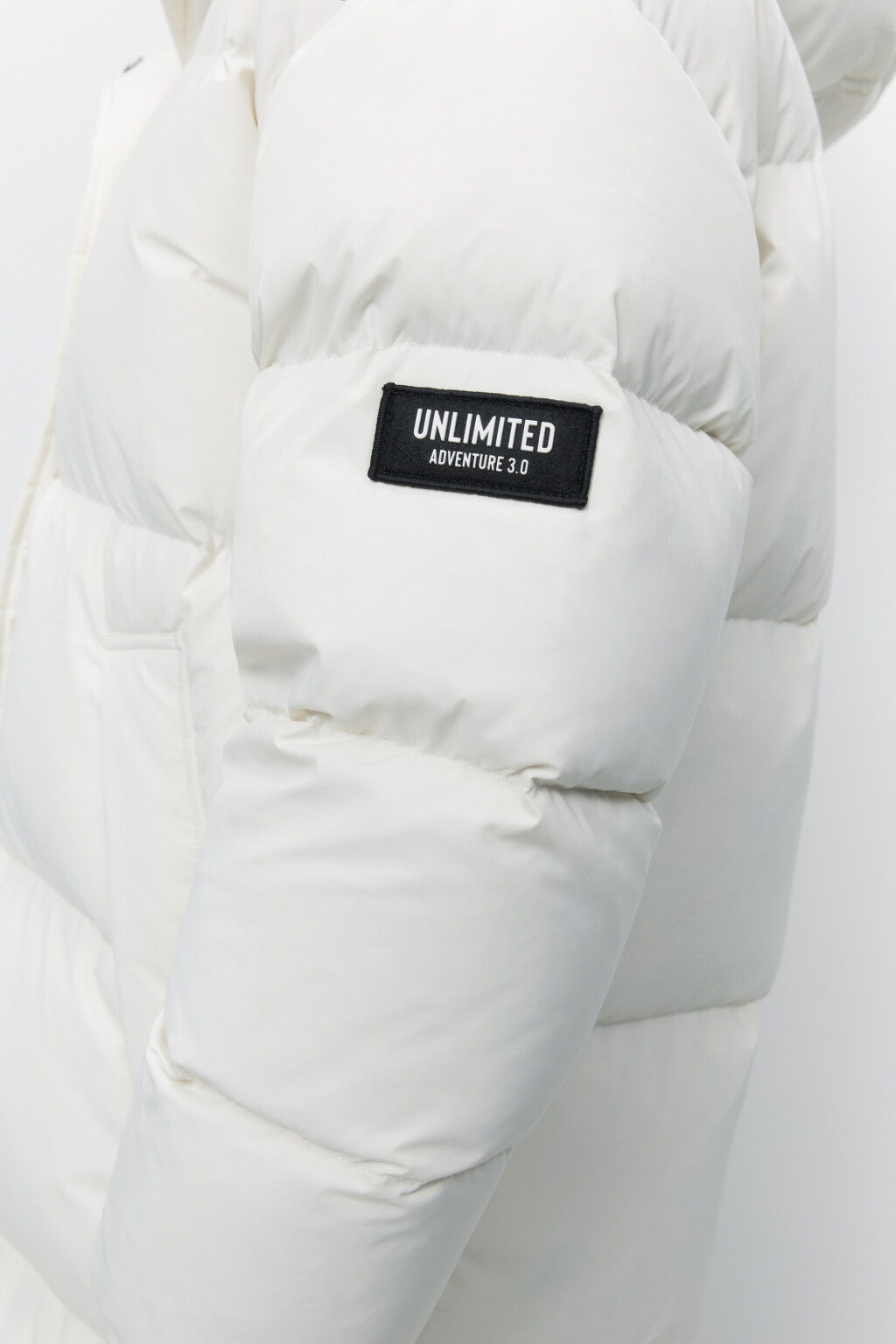 Куртка стеганая удлиненная с натуральным утеплителем - цвет молочный - 7