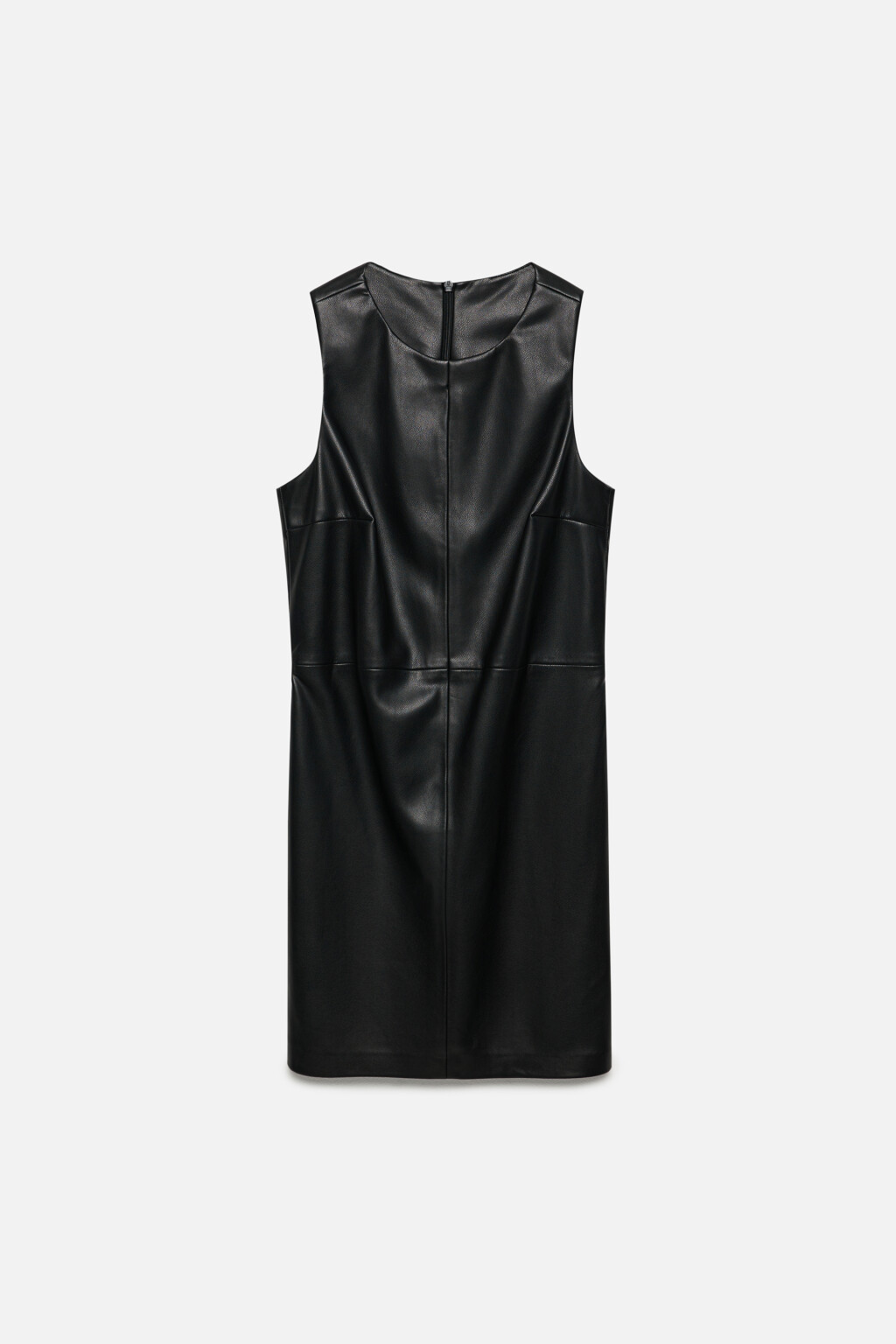 Платье-футляр мини без рукавов - цвет черный - 7
