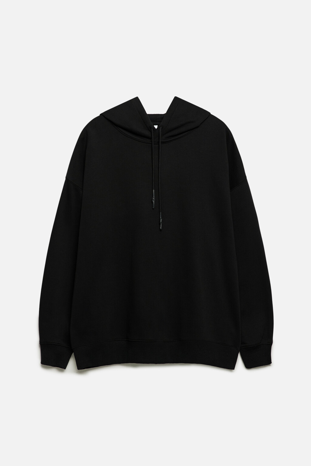 Худи oversize утепленная с начесом и капюшоном - цвет черный - 8