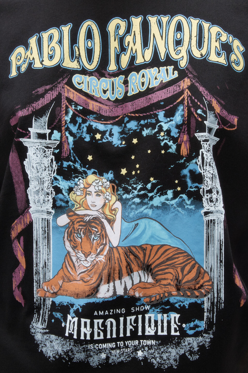 Футболка oversize хлопковая с принтом-надписью - цвет черный - 6