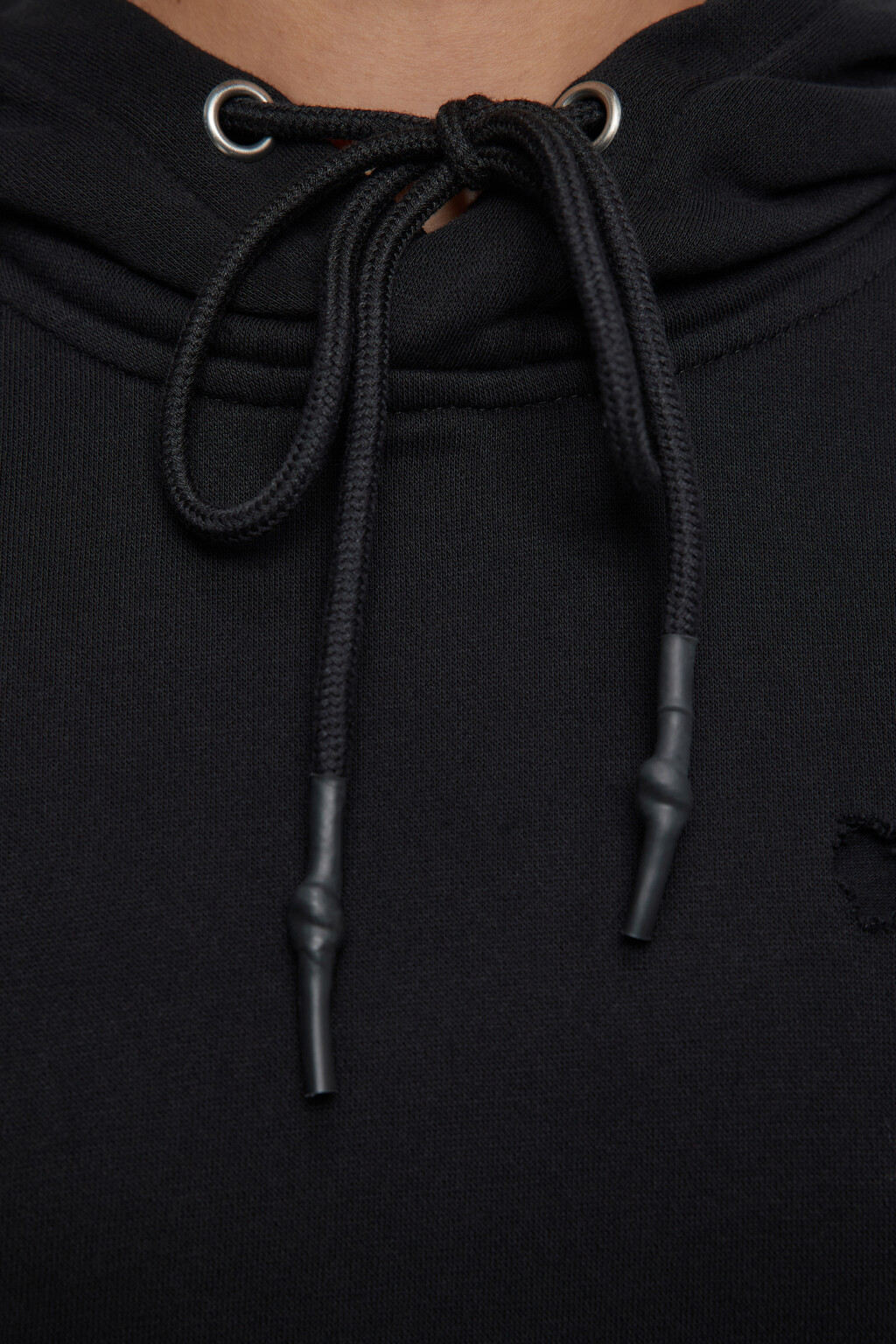 Худи oversize рваная с подкладкой и капюшоном - цвет черный - 5