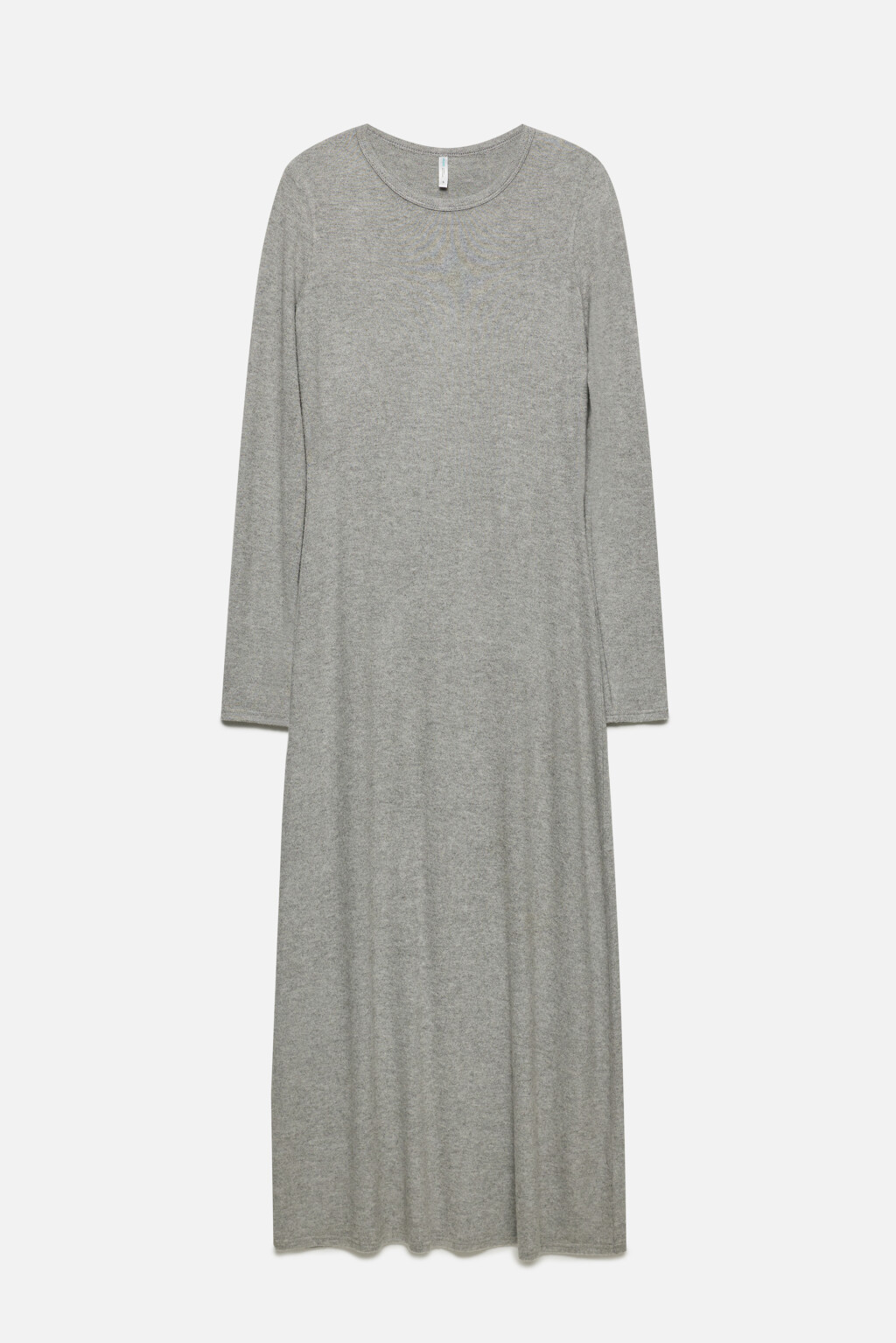 Платье-футляр макси облегающее с длинными рукавами - цвет серый - 8