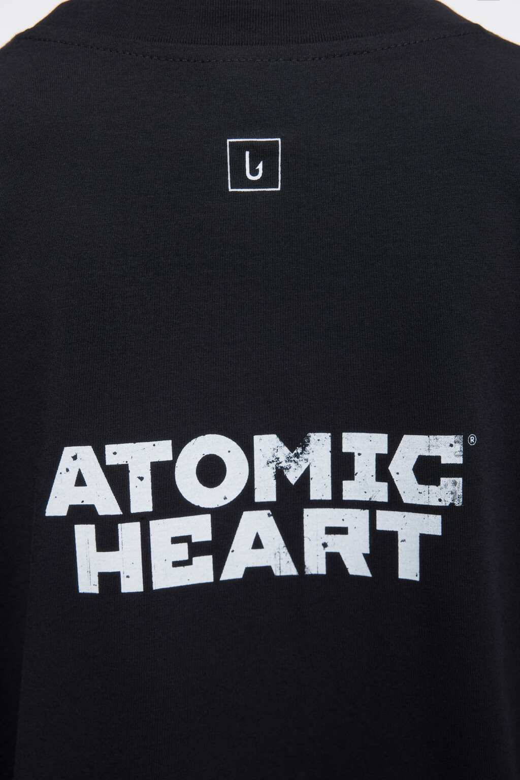 Лонгслив oversize хлопковый с принтом Atomic Heart - цвет черный - 8
