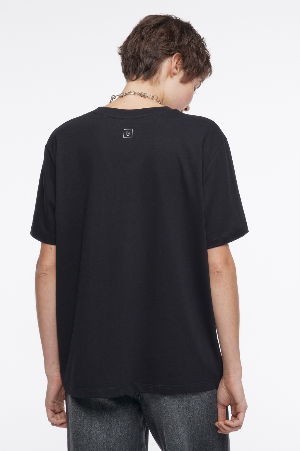 Футболка oversize хлопковая с принтом Atomic Heart - цвет черный - 5