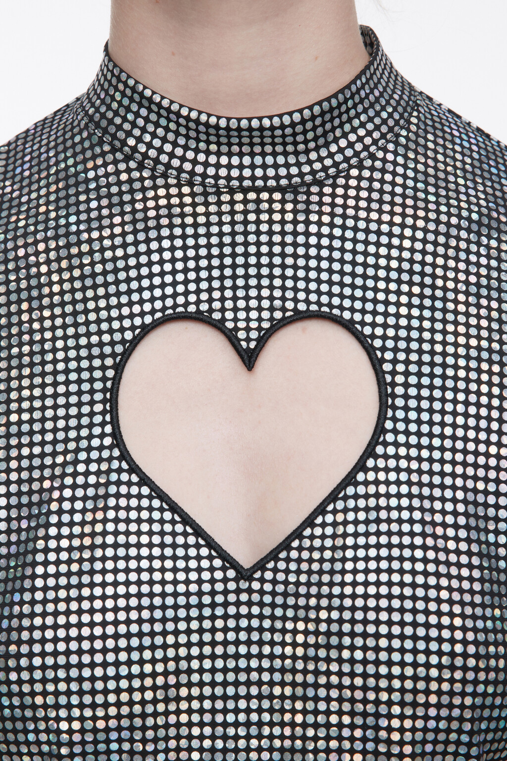 Платье мини облегающее с вырезом-сердцем - цвет мультиколор - 6