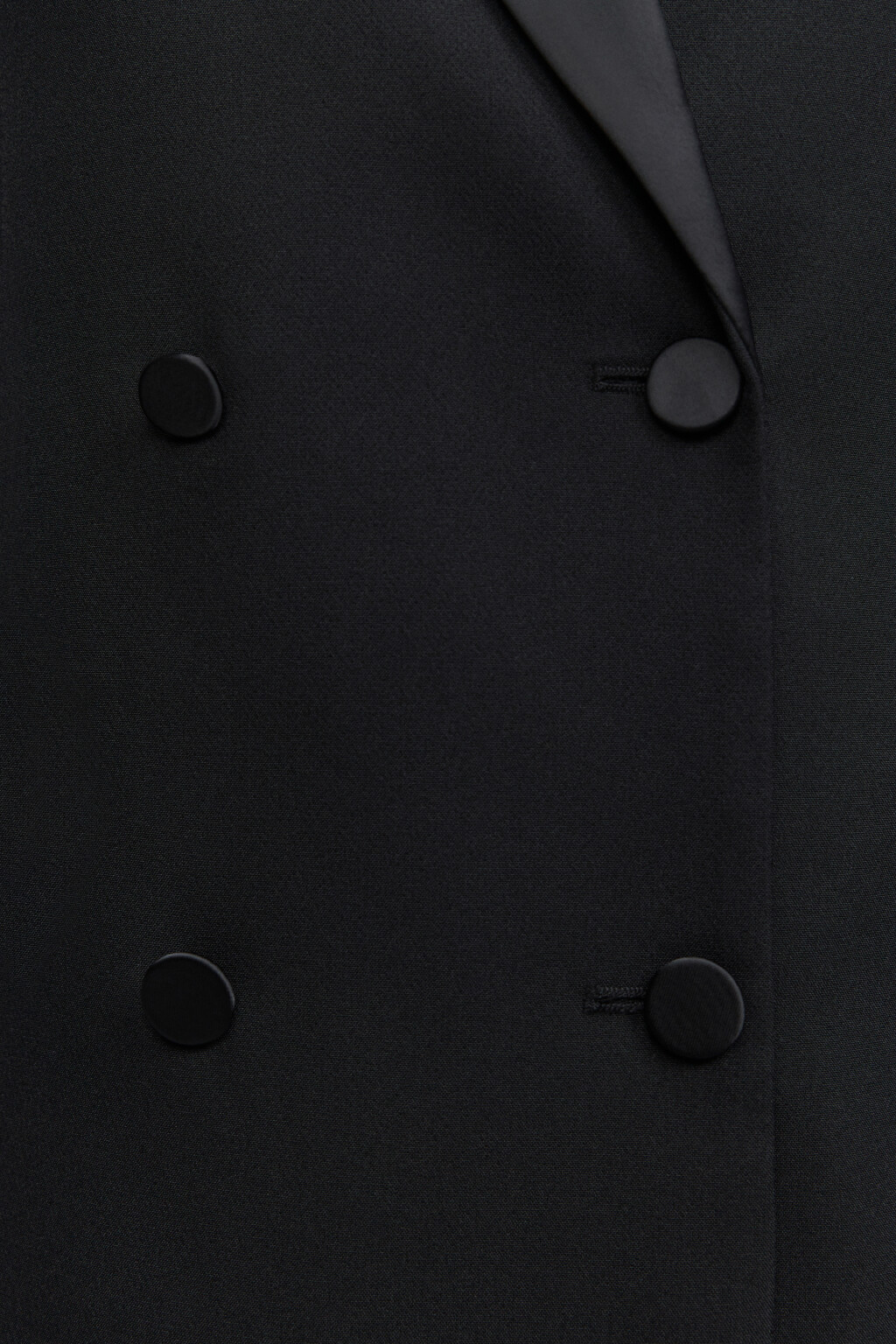 Пиджак приталенный с атласными лацканами - цвет черный - 8