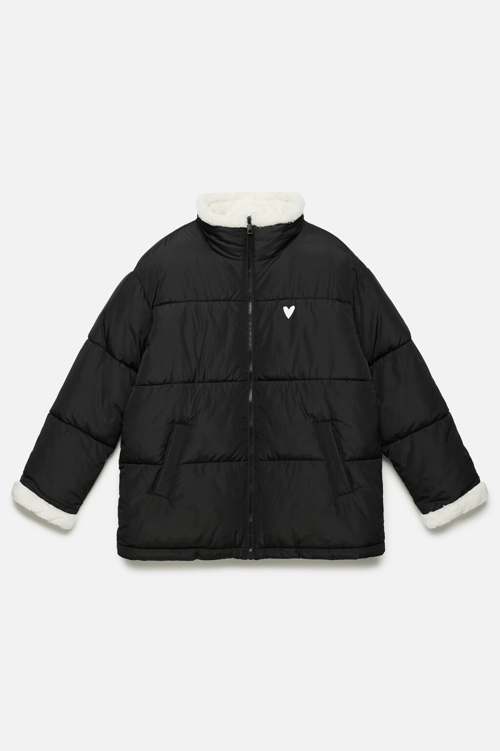 Куртка стеганая с меховой подкладкой - цвет черный - 9