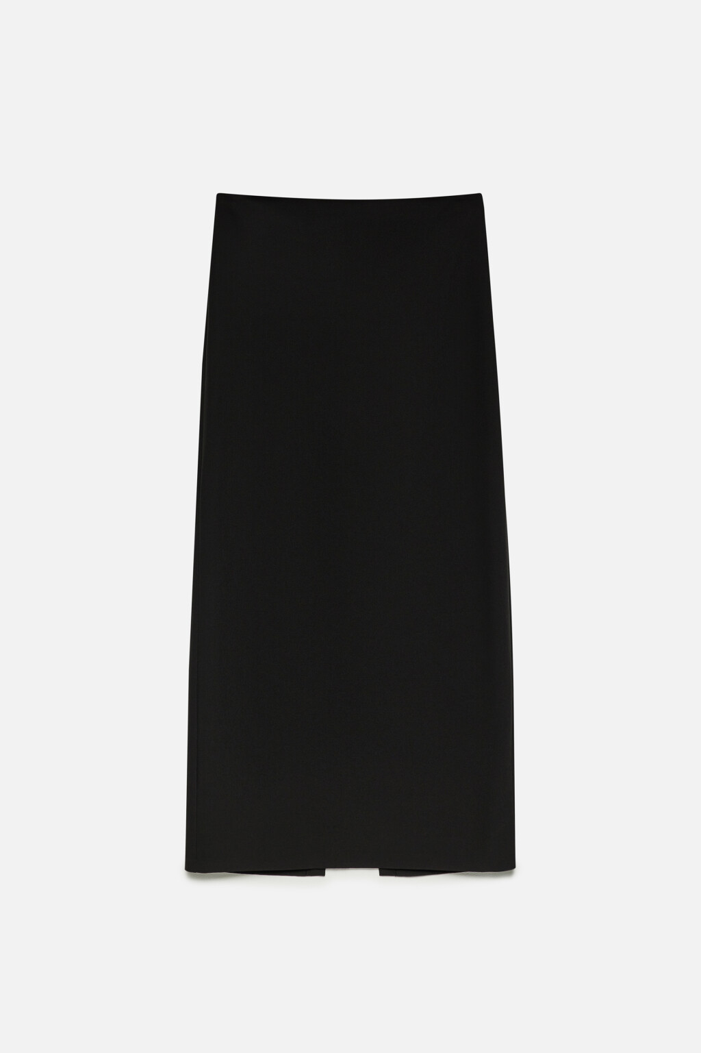Юбка-карандаш макси костюмная с разрезом - цвет черный - 9