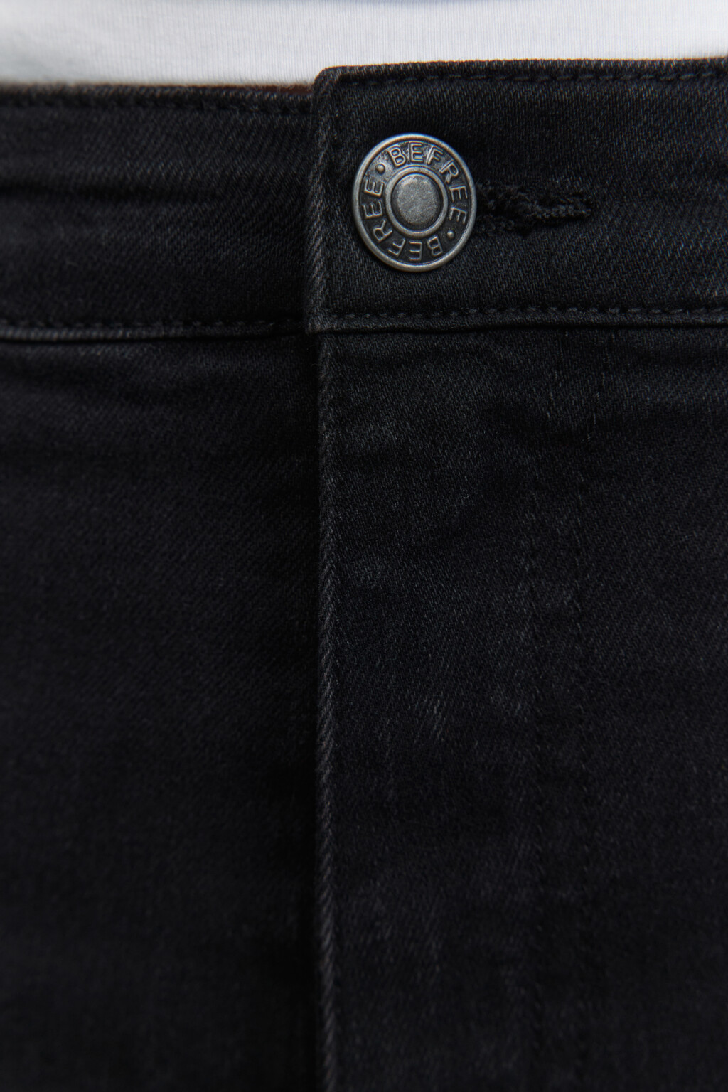 Джинсы клеш облегающие со средней посадкой - цвет черный - 6