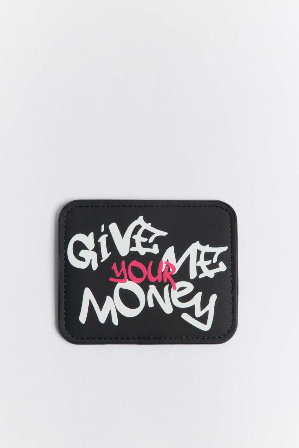 Кошелек-картхолдер из искусственной кожи с принтом - цвет мультиколор - 1