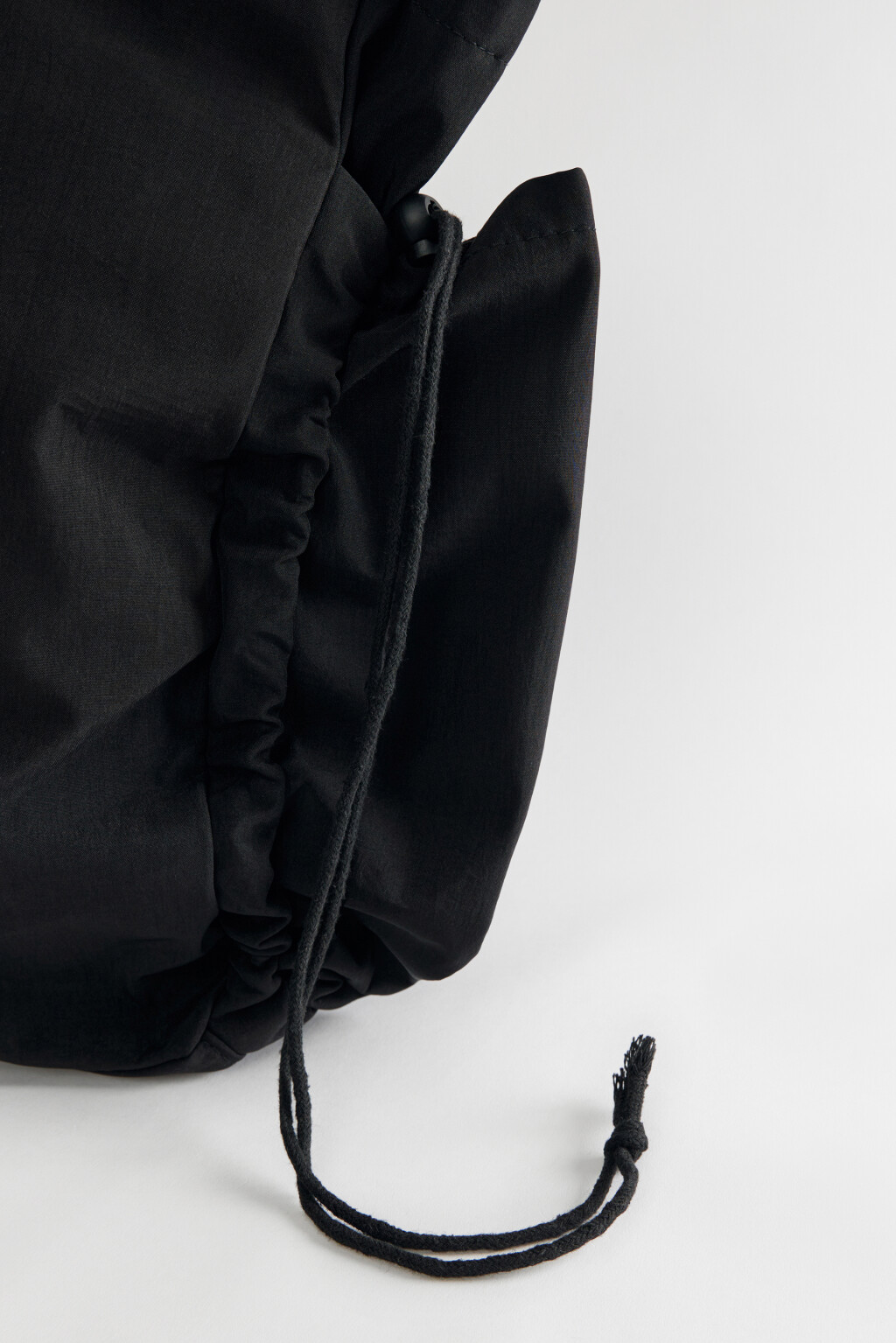 Сумка-шоппер текстильная с карманами - цвет черный - 4