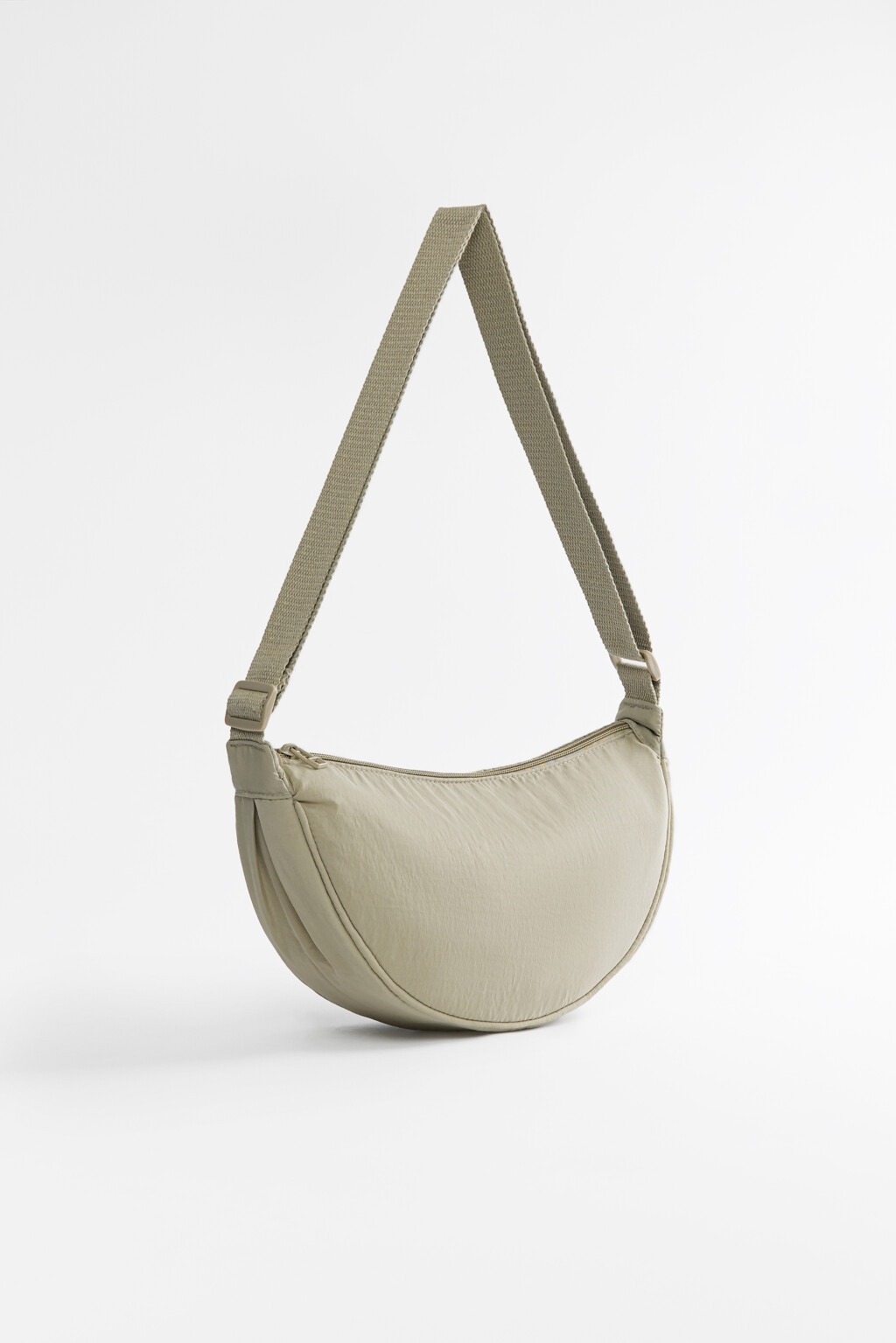 Сумка-бананка поясная из плащевой ткани - цвет зеленый - 2