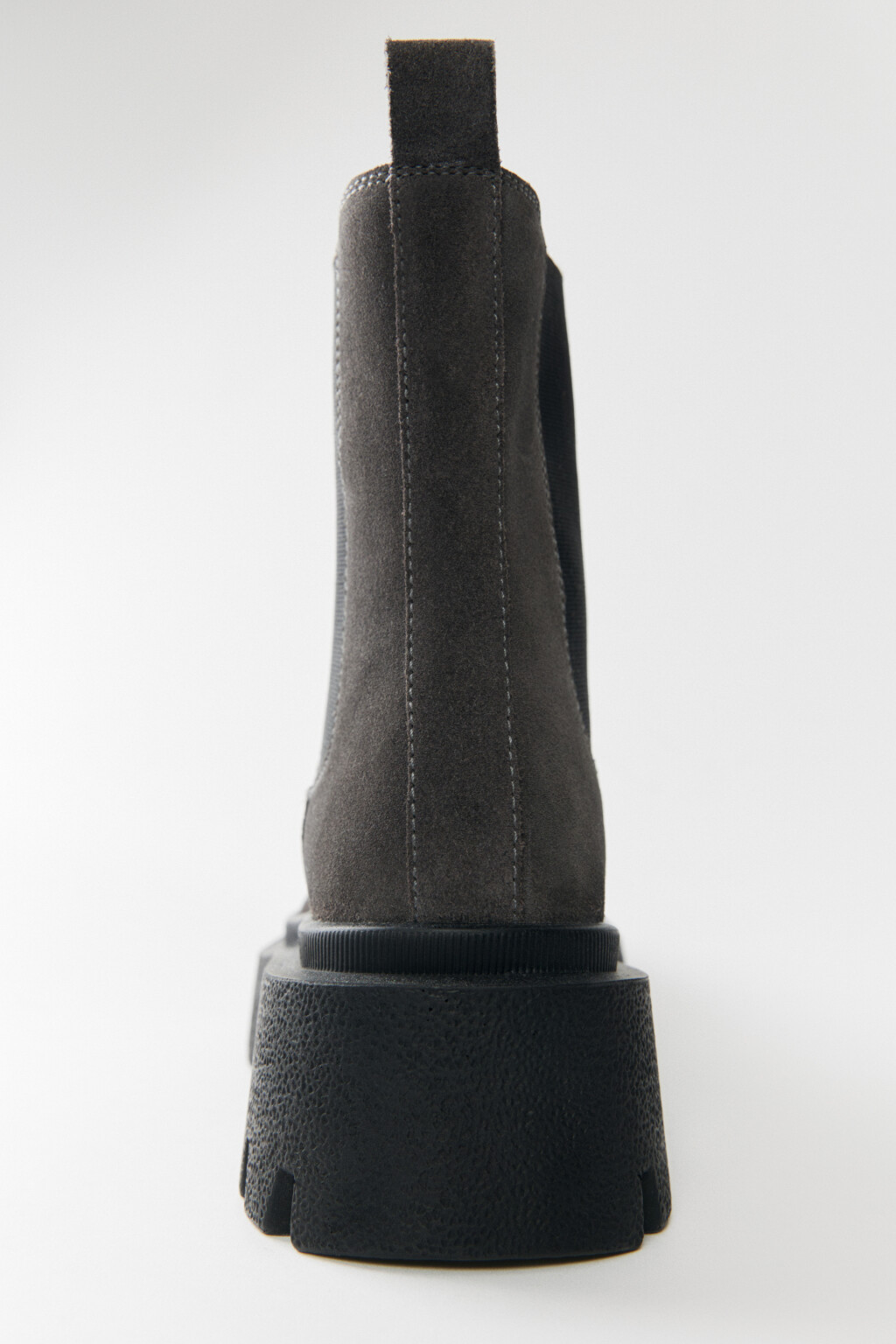 Ботинки-челси из натуральной замши - цвет серый - 5