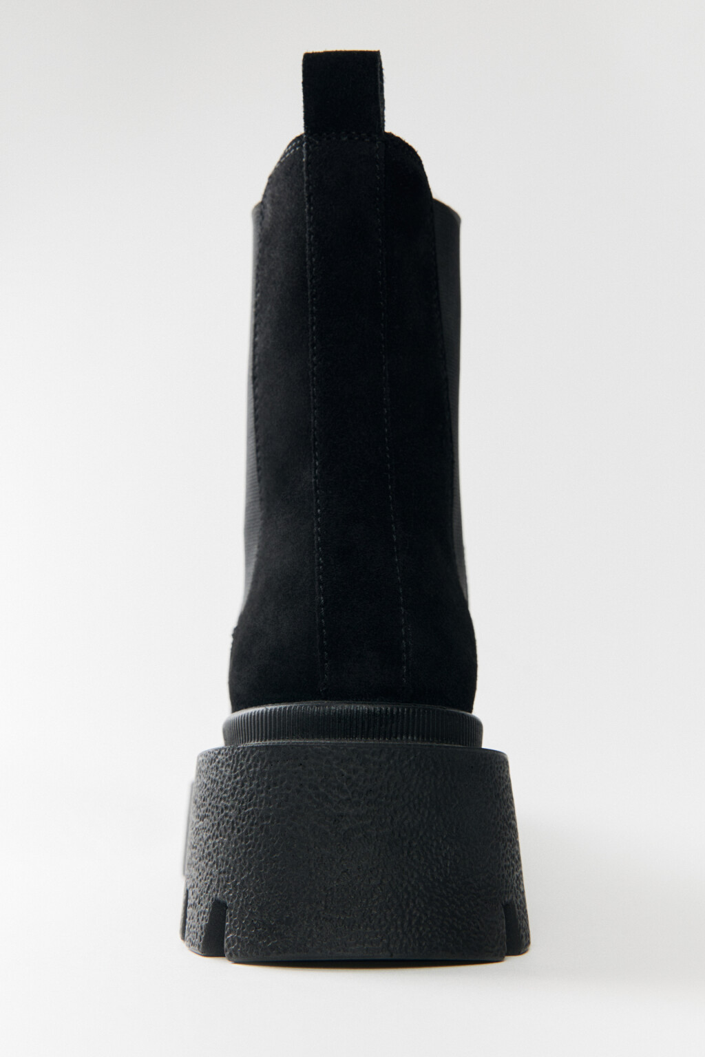 Ботинки-челси из натуральной замши - цвет черный - 6