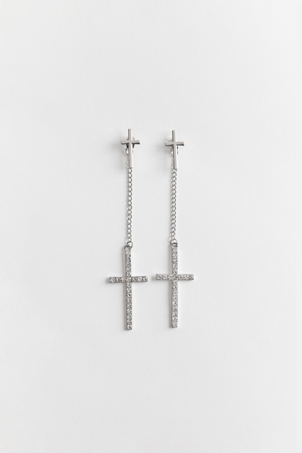 серьги женские - цвет серый - 1