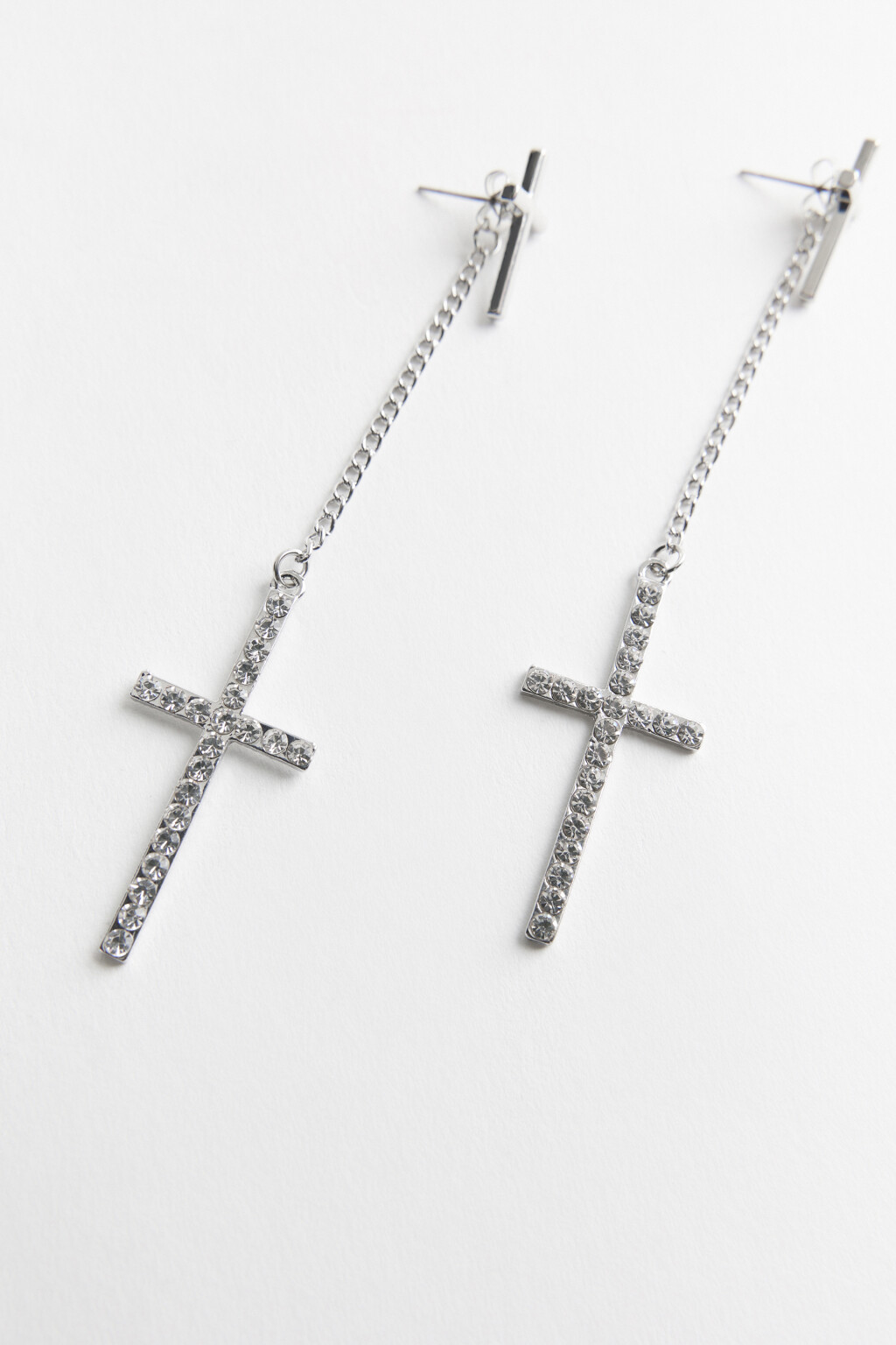 серьги женские - цвет серый - 2