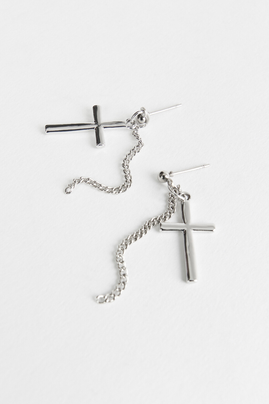 серьги женские - цвет серый - 2