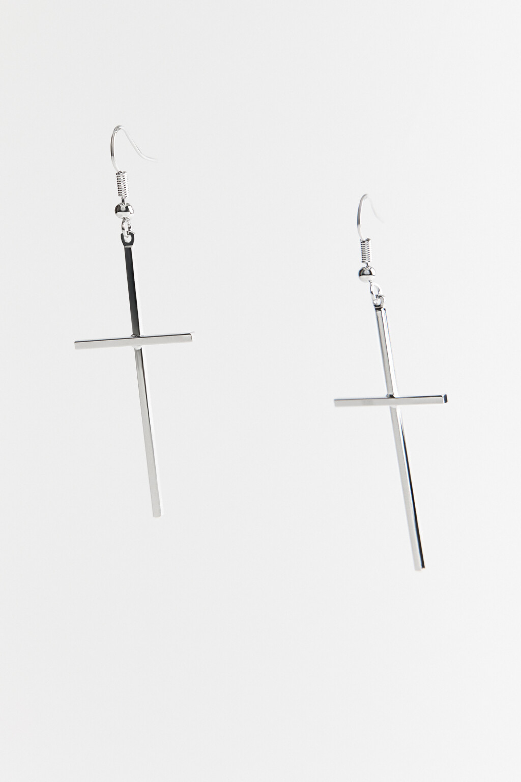 серьги женские - цвет серый - 2