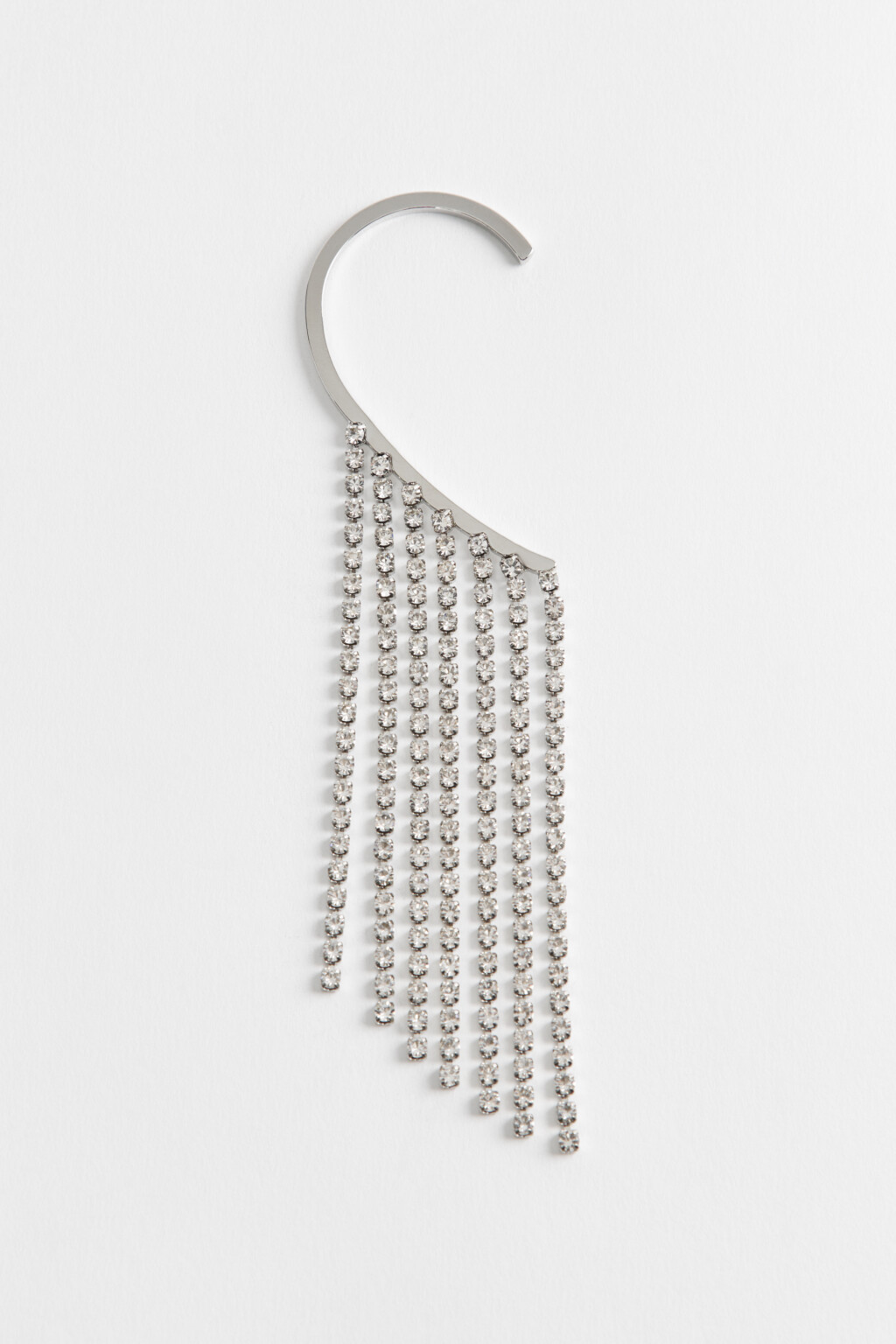 серьга женская - цвет серый - 1