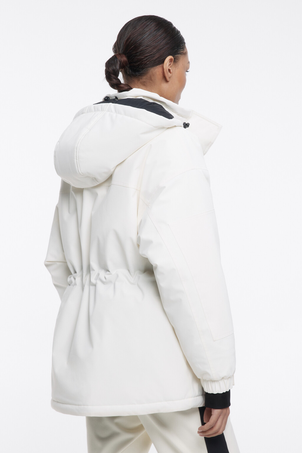 Куртка горнолыжная с капюшоном и влагозащитой - цвет ванильный - 4