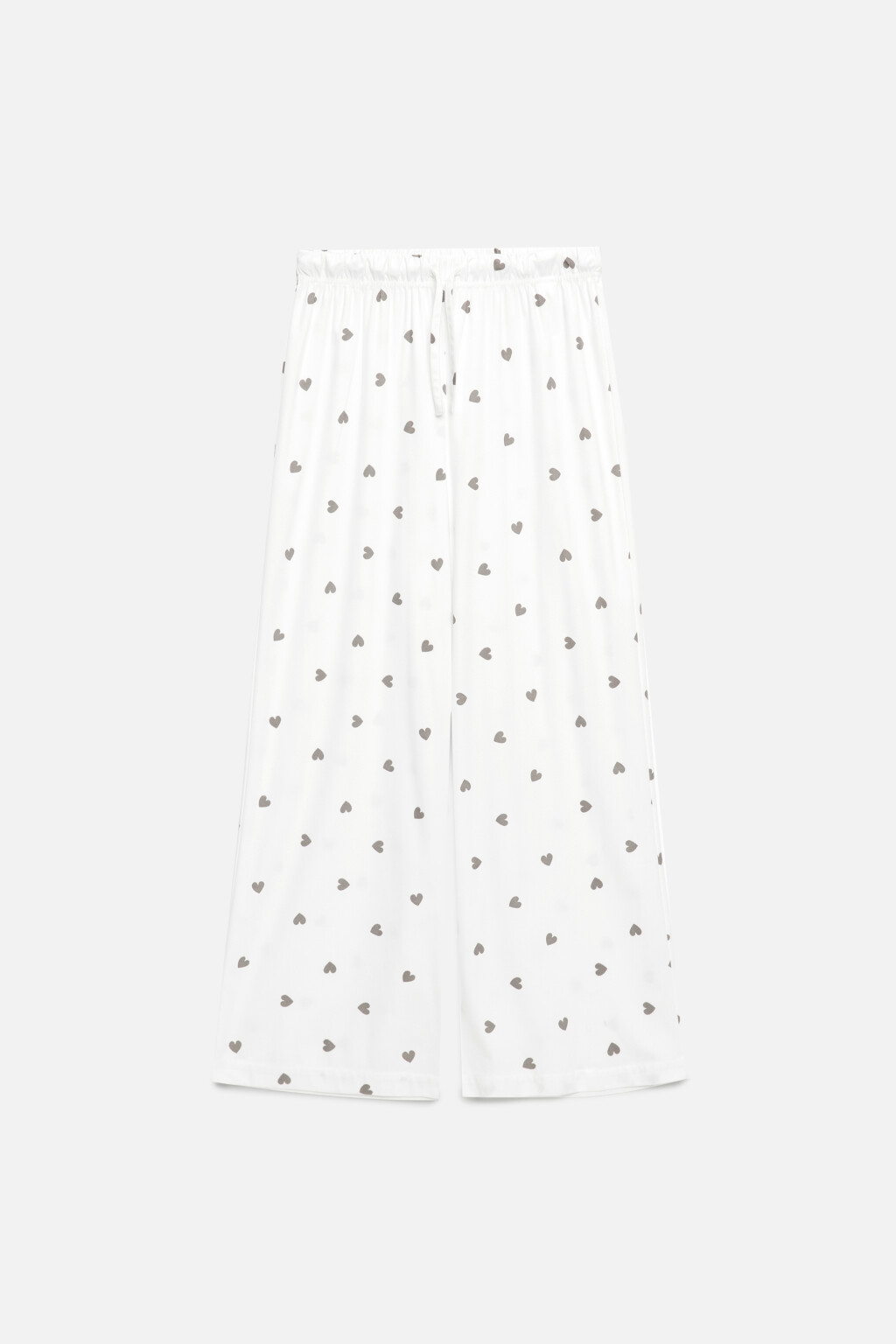 Брюки домашние широкие из мягкой ткани - цвет черный - 7