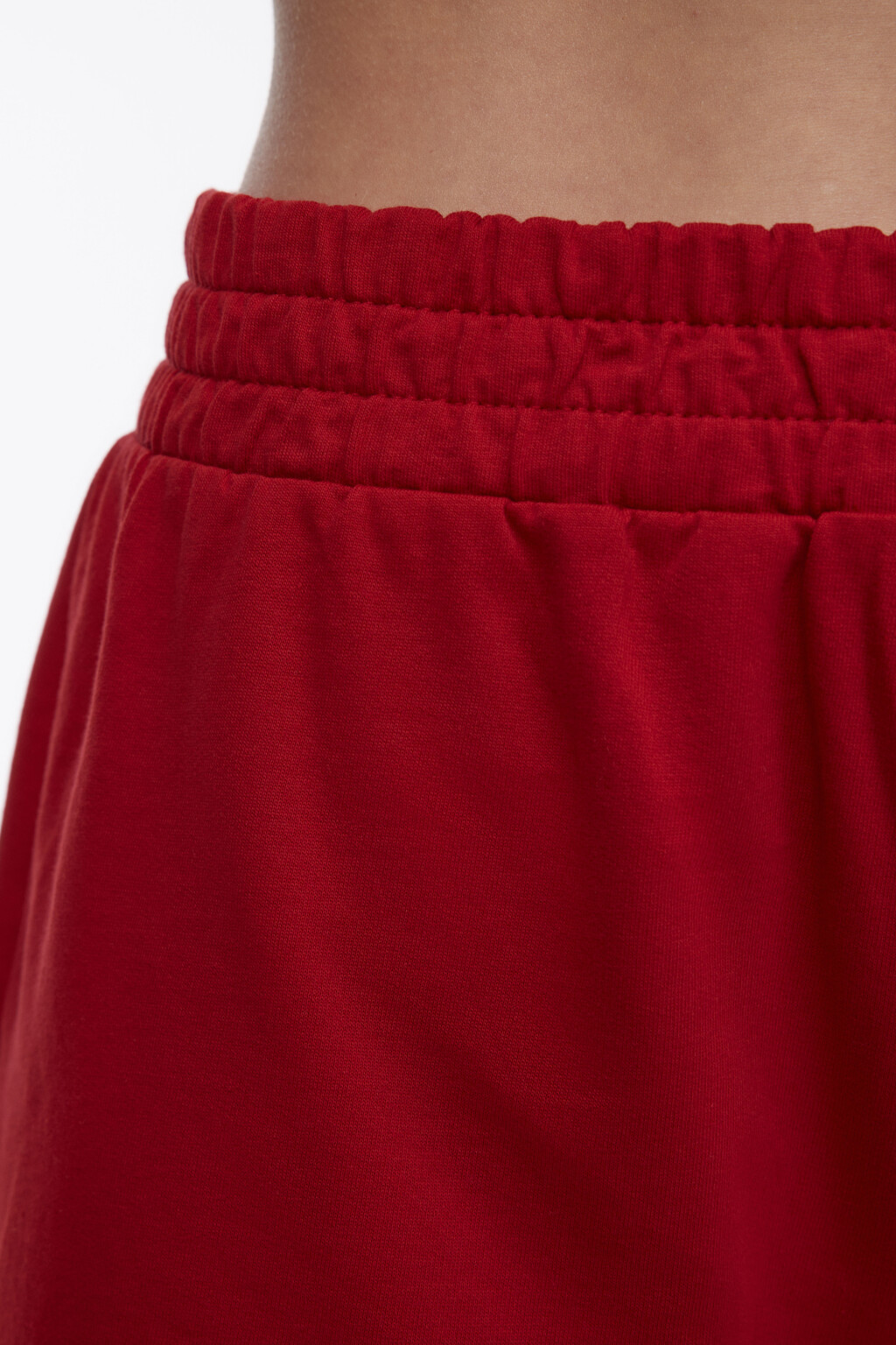 Пижама новогодняя с футболкой и шортами - цвет красный - 7