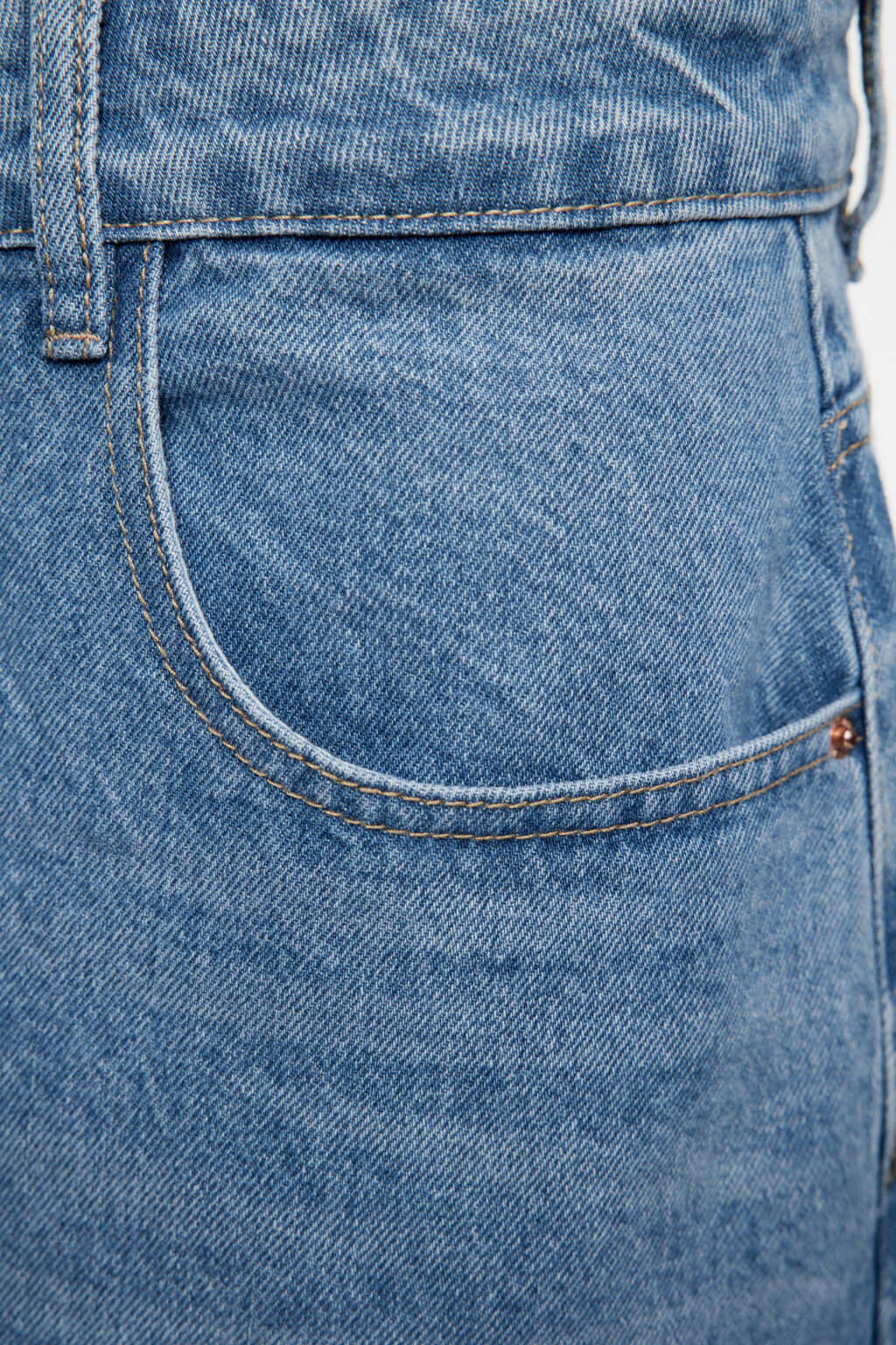 Джинсы wide широкие объемные с вареным эффектом - цвет голубой - 7