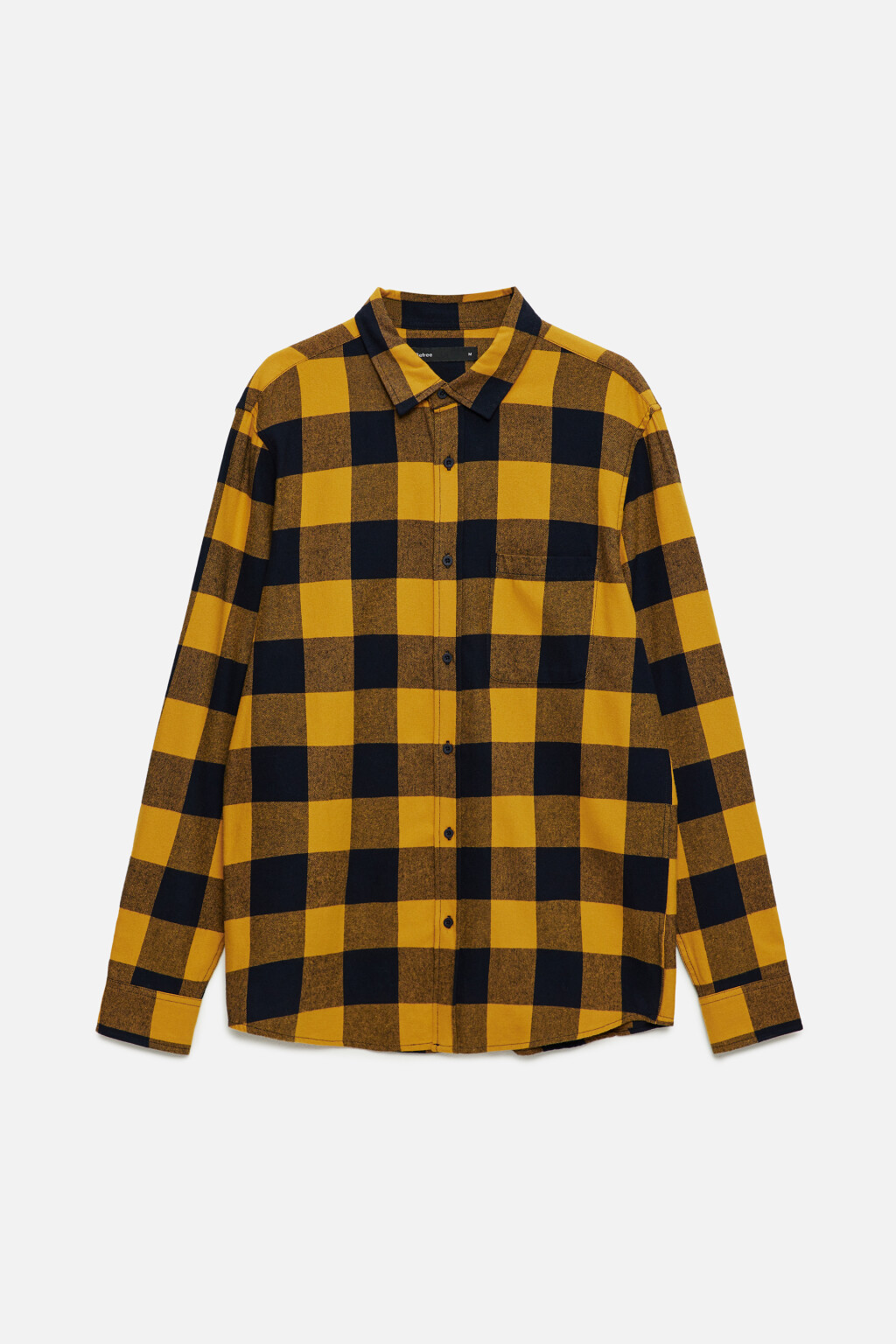 Рубашка oversize хлопковая с принтом в клетку - цвет мультиколор - 9