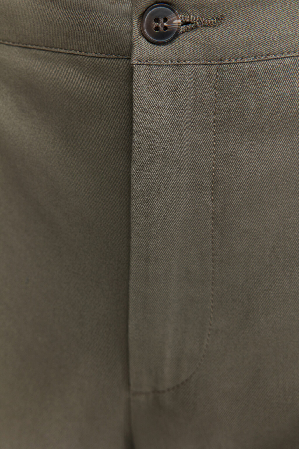Брюки-чинос хлопковые зауженные со средней посадкой - цвет зеленый - 6