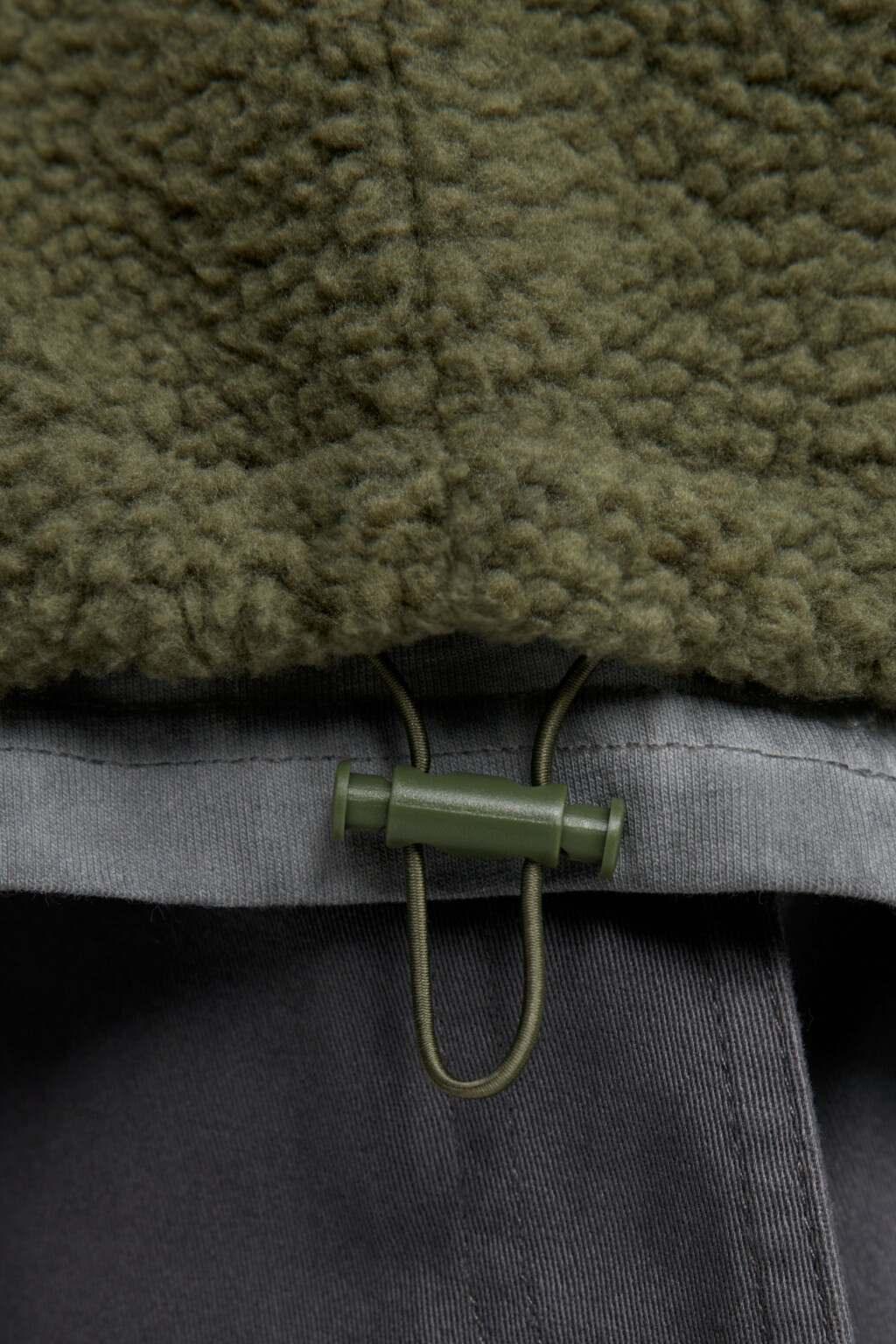 Толстовка флисовая с воротником-стойкой на молнии - цвет зеленый - 8