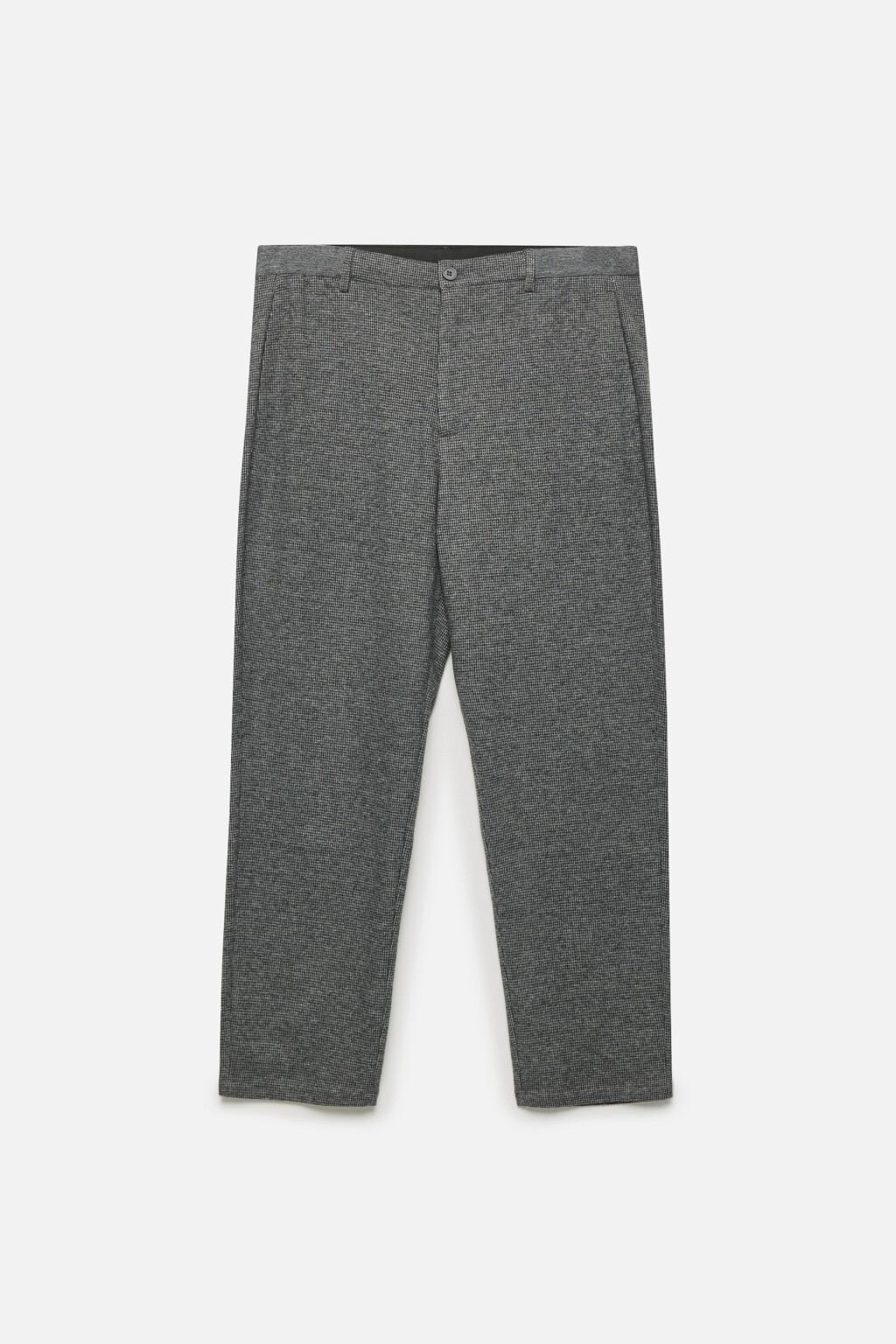 Брюки slim fit зауженные классического кроя - цвет серый - 8