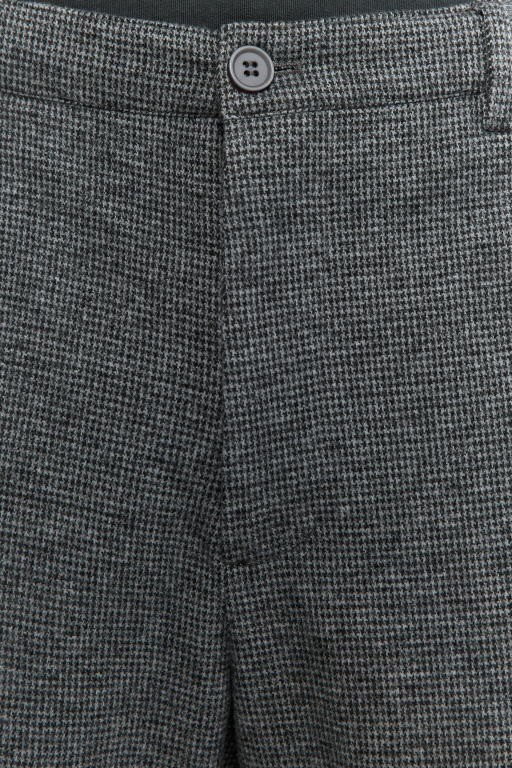 Брюки slim fit зауженные классического кроя - цвет серый - 6