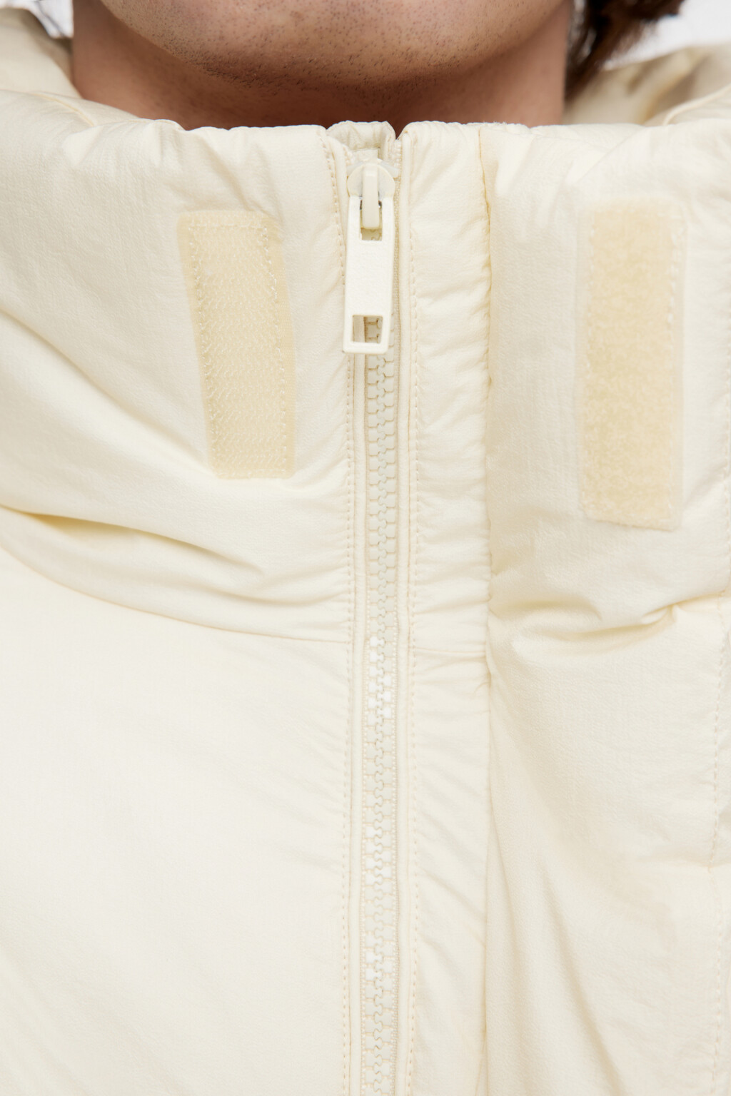 Куртка дутая с воротником-стойкой - цвет бежевый - 6