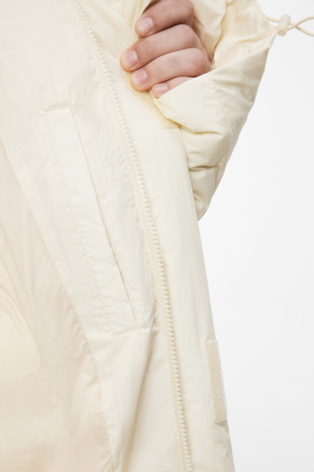 Куртка дутая с воротником-стойкой - цвет бежевый - 8