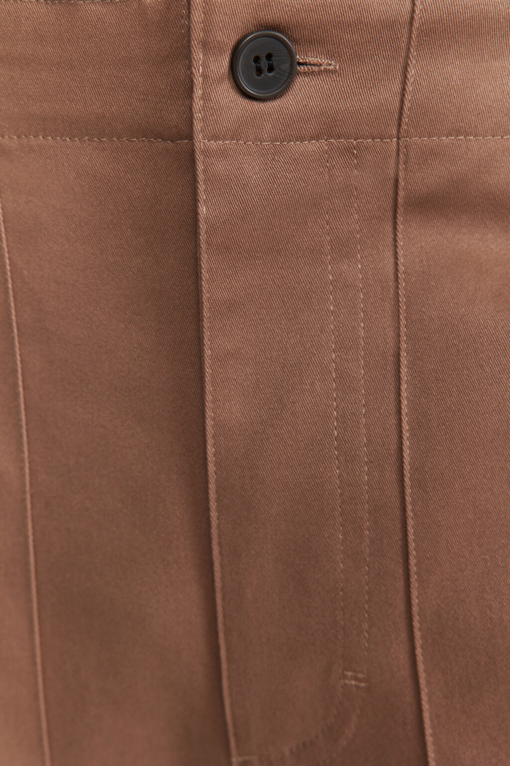 Брюки прямые хлопковые с карманами карго - цвет бежевый - 6