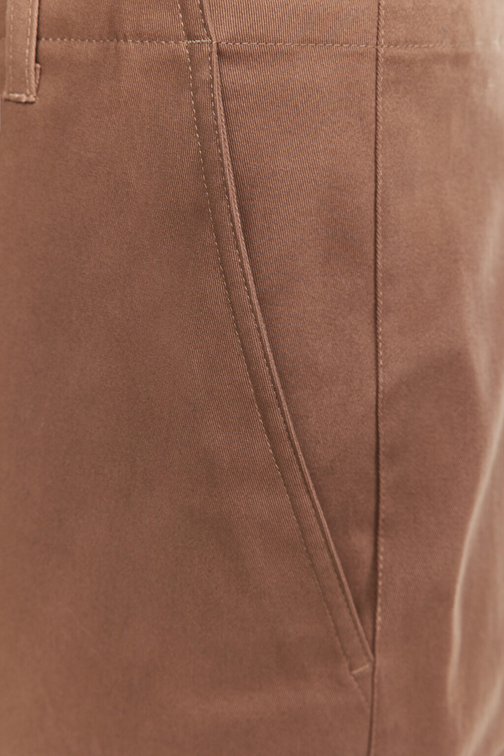 Брюки прямые хлопковые с карманами карго - цвет бежевый - 7