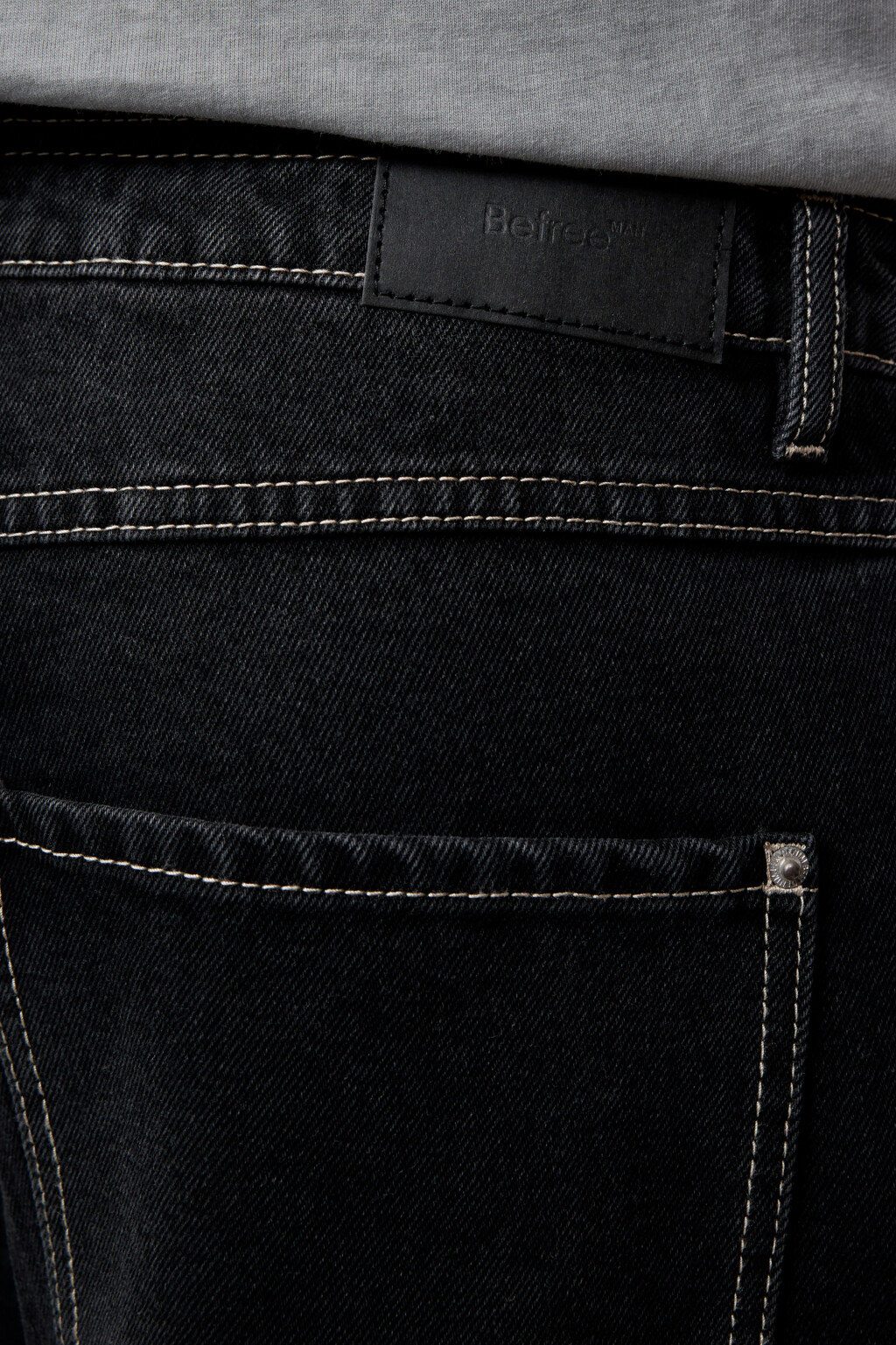 Джинсы wide широкие удлиненные со средней посадкой - цвет серый - 7