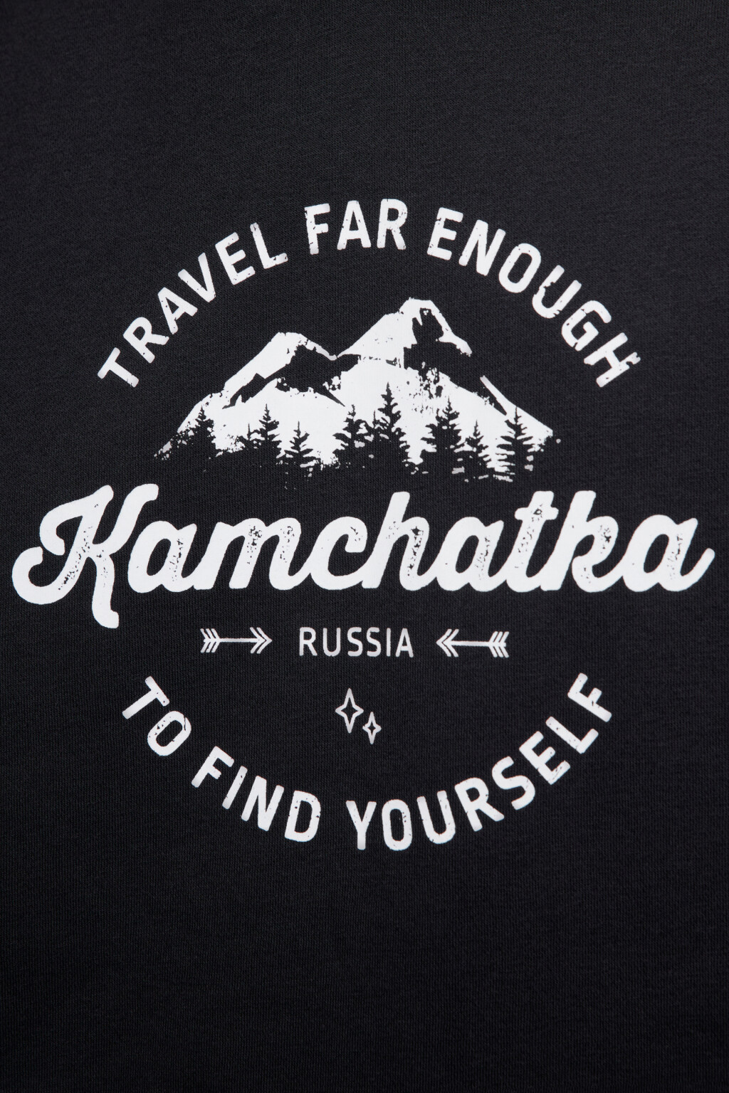 Худи oversize утепленная с принтом и надписью - цвет черный - 6