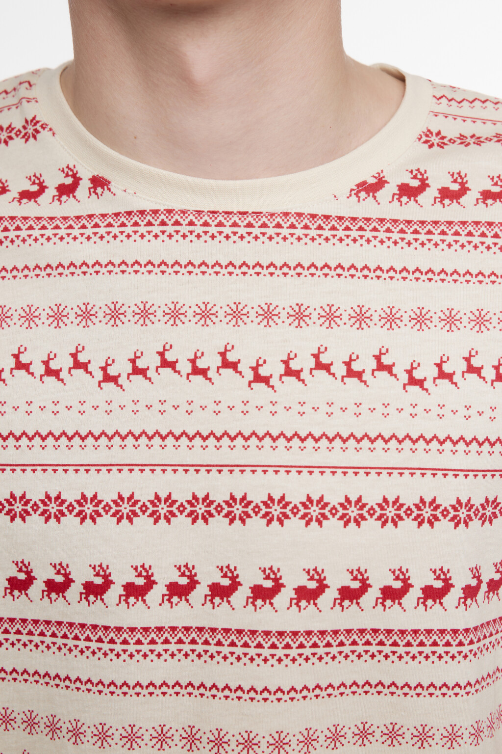 Комплект пижамный хлопковый с футболкой и брюками - цвет мультиколор - 6