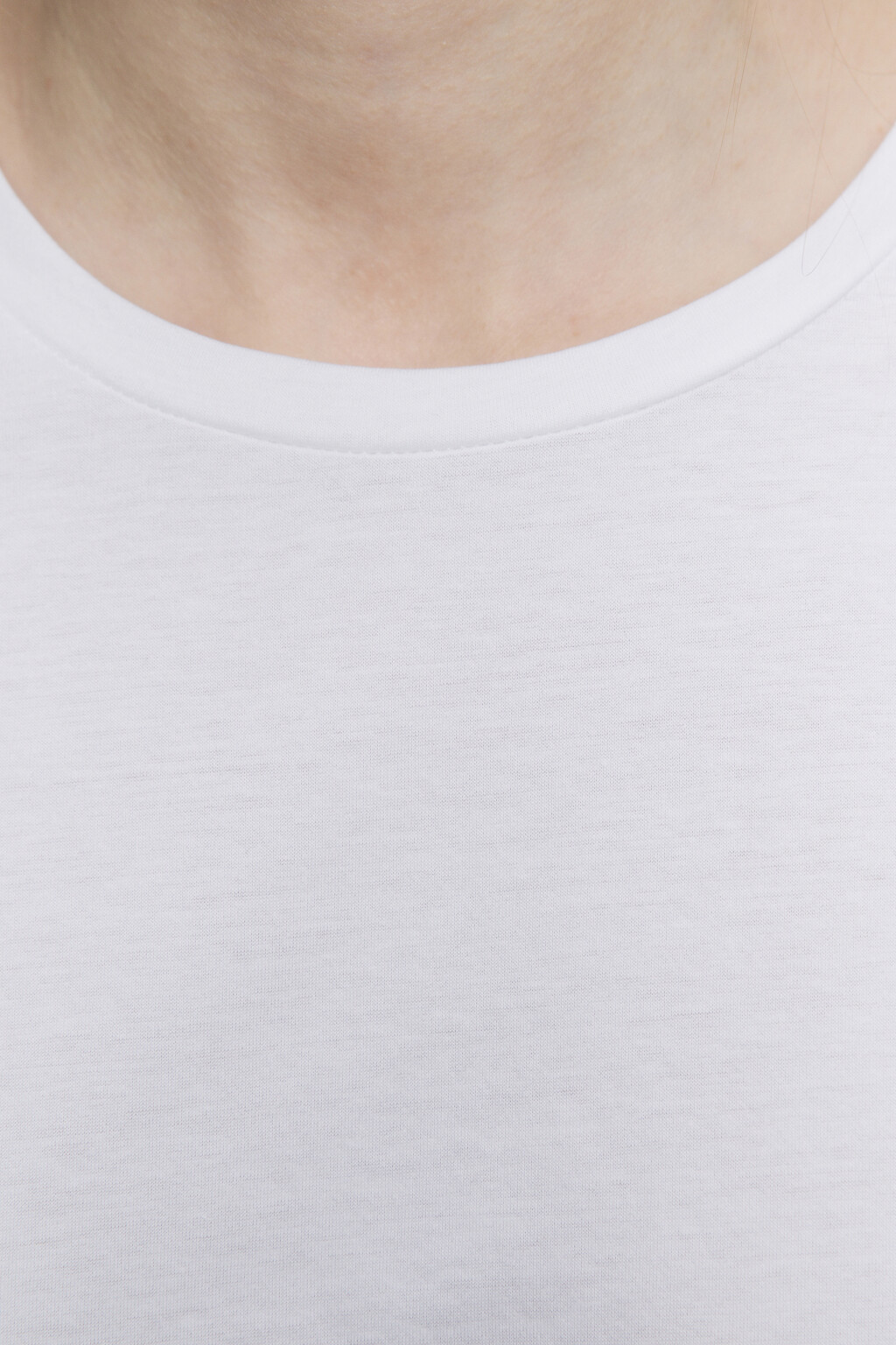 Футболка базовая из мерсеризованного хлопка - цвет белый - 6