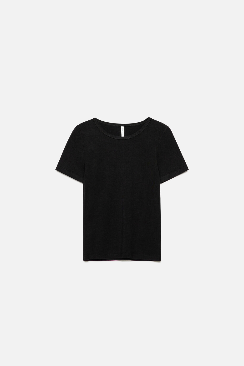 Футболка облегающая из лиоцелла - цвет черный - 7