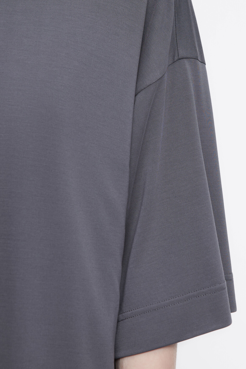 Футболка oversize из модала - цвет серый - 7