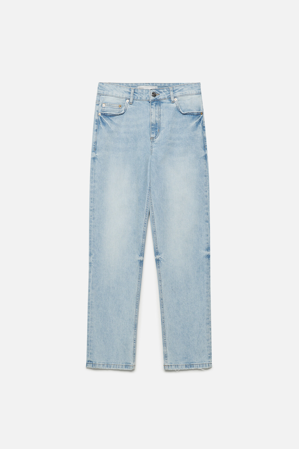 Джинсы зауженные со средней посадкой - цвет голубой - 8