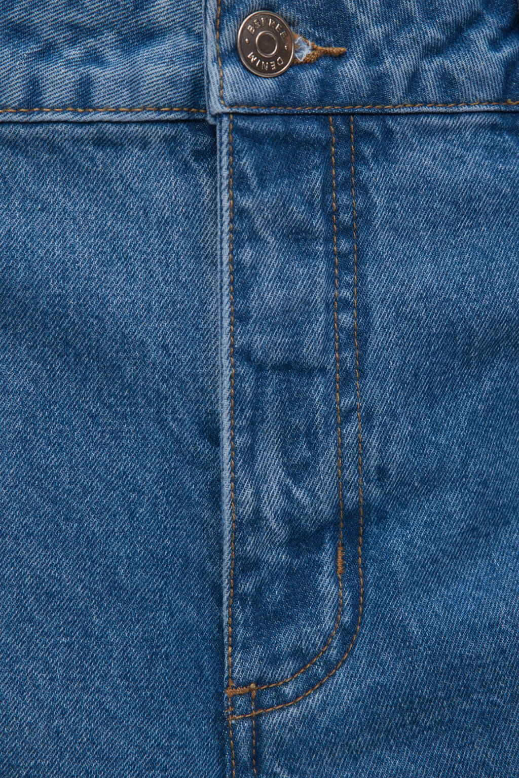 Джинсы широкие со средней посадкой - цвет голубой - 6