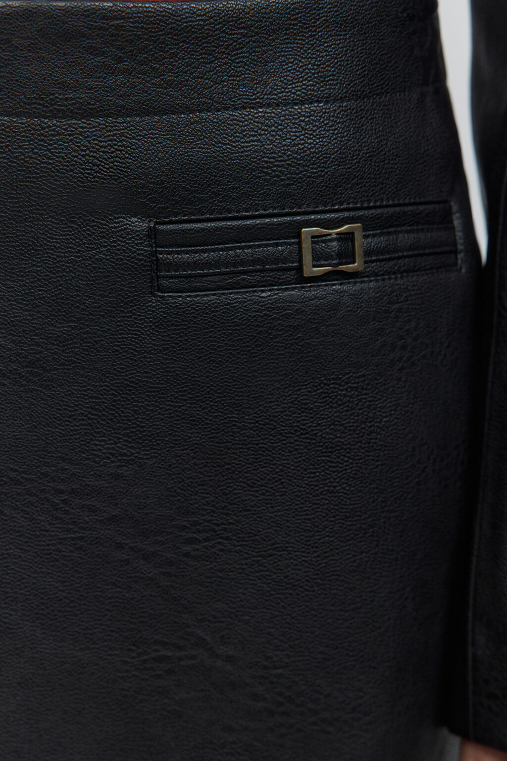 Юбка макси прямая с разрезом - цвет черный - 7