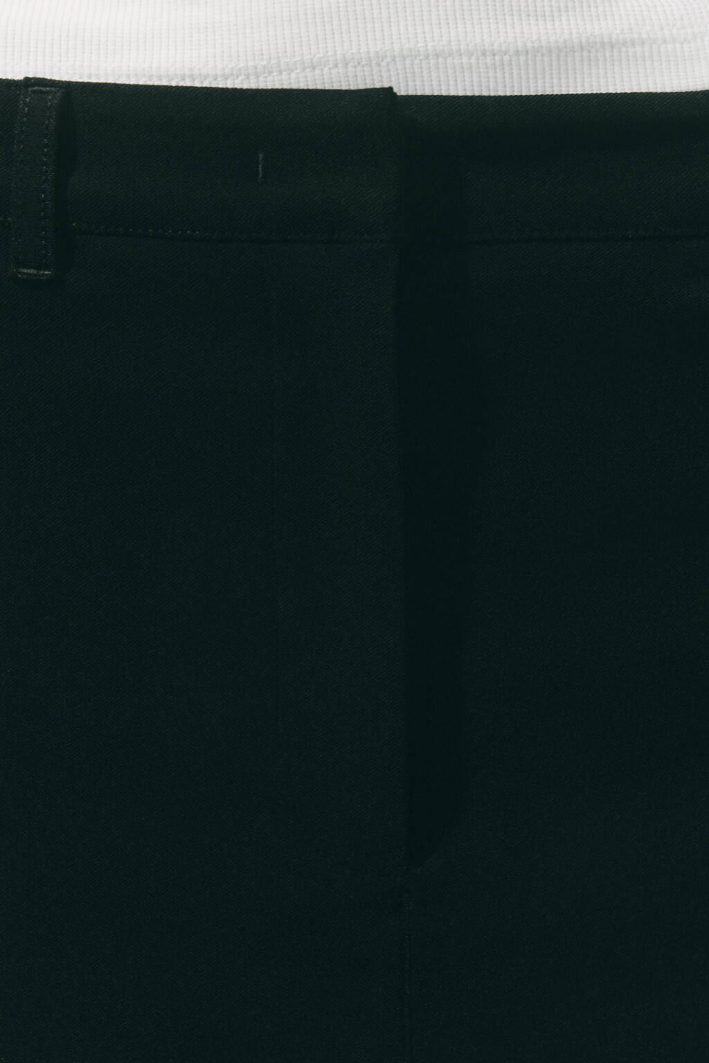 Юбка макси прямая костюмная - цвет черный - 5