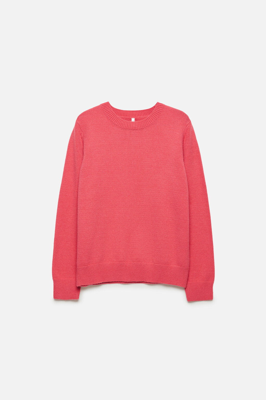 Джемпер вязаный базовый - цвет розовый - 9